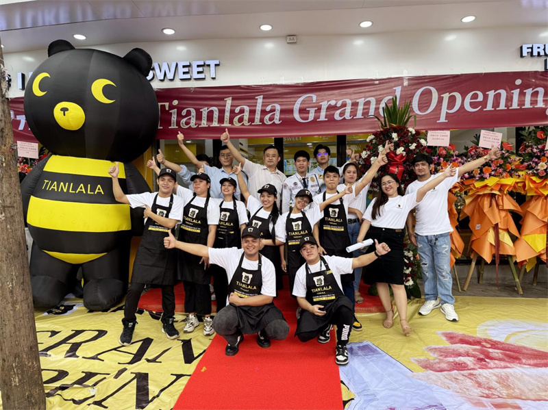 甜啦啦菲律賓二店盛大開業(yè)，國際版圖再添新彩
