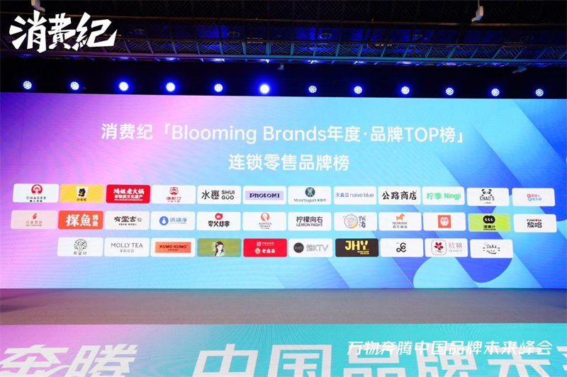 以品牌力量助力消費(fèi)市場振興 ——甜啦啦榮獲消費(fèi)紀(jì)「Blooming Brands年度·品牌TOP100」